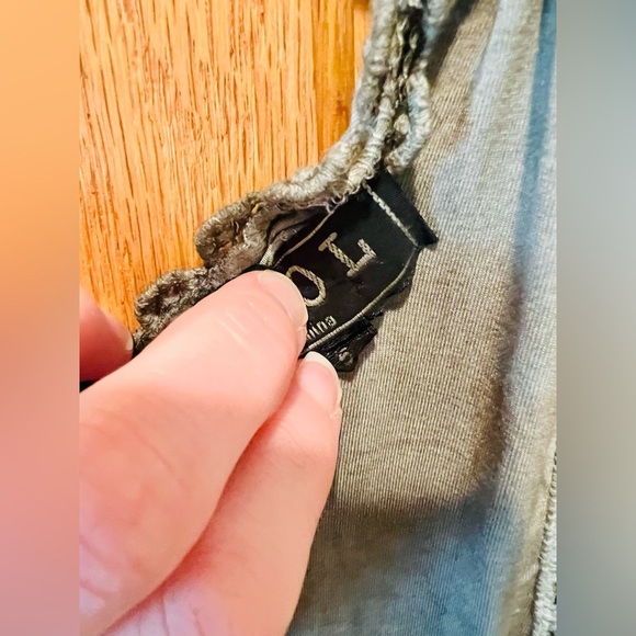 POL Antique Green Sleeveless Dress with Back Cut Out & Tie Bead Accents - Picture 8 of 9